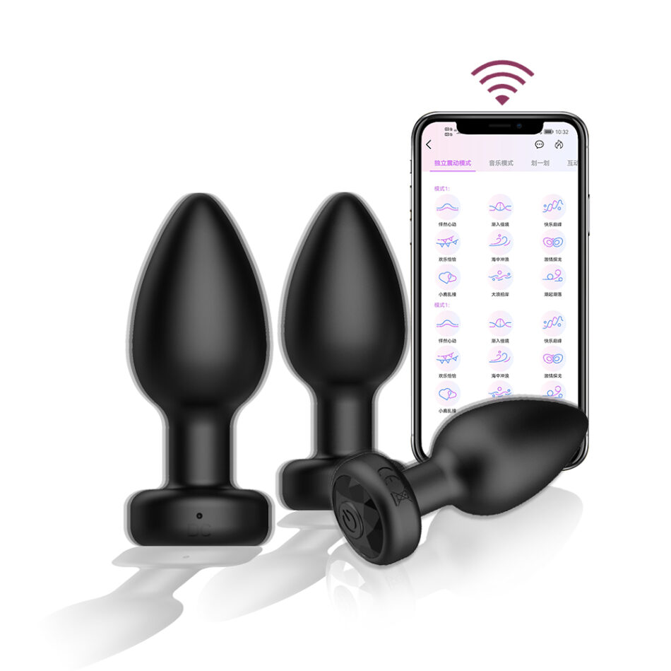 plug anal vibrador con control por app