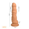 dildo realista grande con ventosa de 21,5 cm