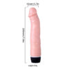 vibrador realista jelly 20 cm multivelocidad
