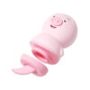 estimulador clitorial lovely pig con 6 frecuencias – succión y lengua vibradora