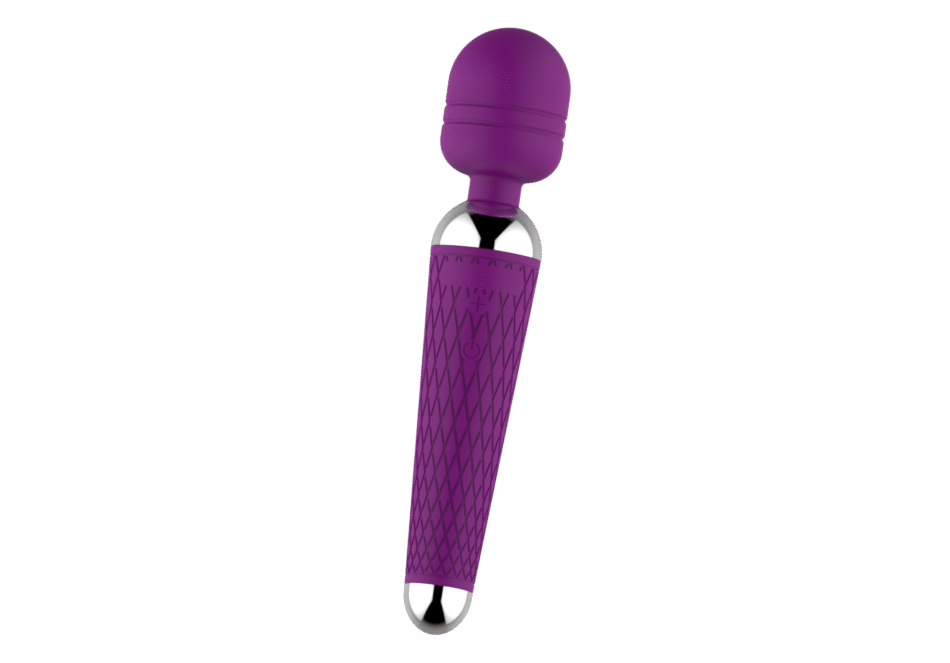 vibrador varita recargable con 16 modos