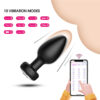 plug anal vibrador con control por app