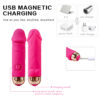mini vibrador realista con 10 modos de vibración – usb recargable