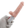 vibrador realista con textura suave y potente vibración – 23 cm