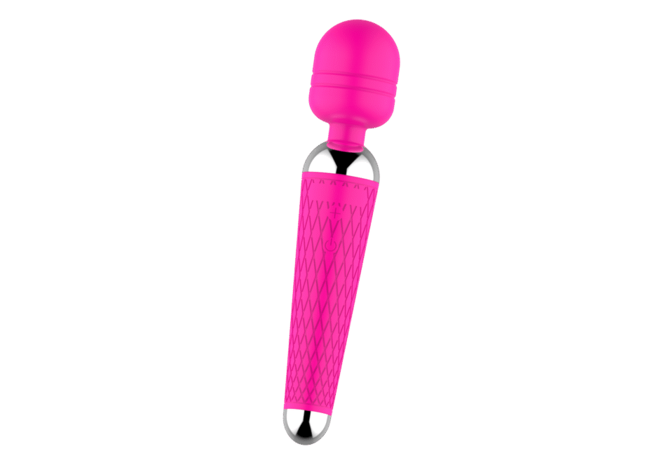 vibrador varita recargable con 16 modos