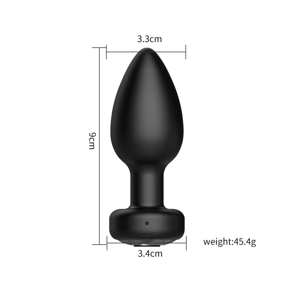 plug anal vibrador con control por app