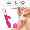 vibrador conejito punto g y clítoris con 10 frecuencias