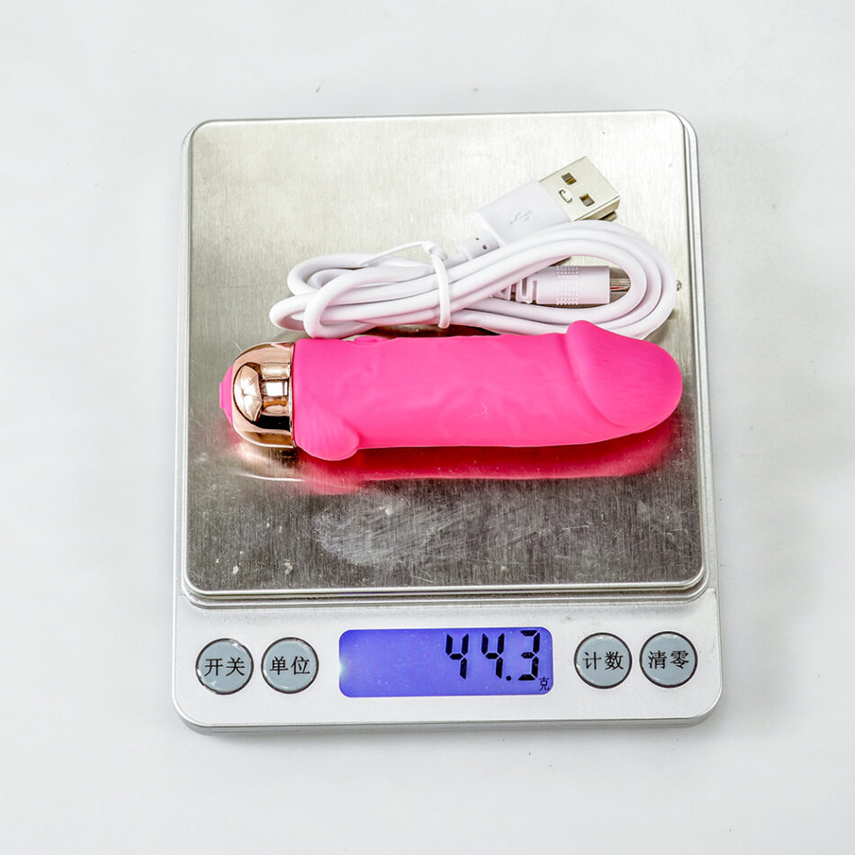 mini vibrador realista con 10 modos de vibración – usb recargable