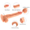 consolador realista vibrador con control remoto – 19 cm