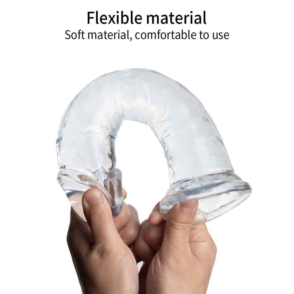 dildo realista con ventosa 19,5 cm – tamaño m