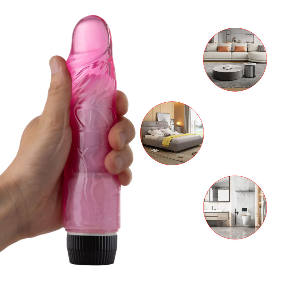 vibrador realista multivelocidad 19 cm