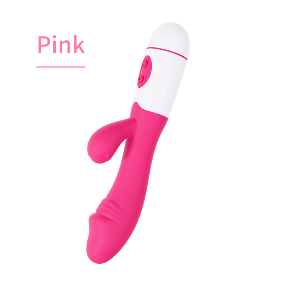 vibrador conejito punto g y clítoris con 10 frecuencias