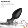 plug anal vibrador con control por app