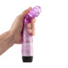 vibrador realista jelly 20 cm multivelocidad