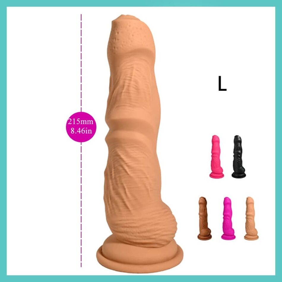 dildo realista grande con ventosa