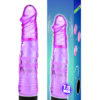 vibrador realista jelly 20 cm multivelocidad