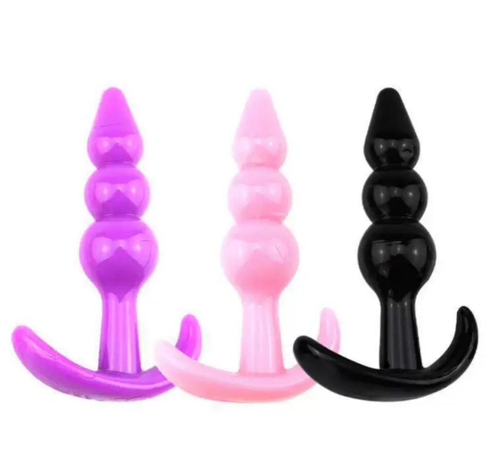 mini plug anal de bolitas