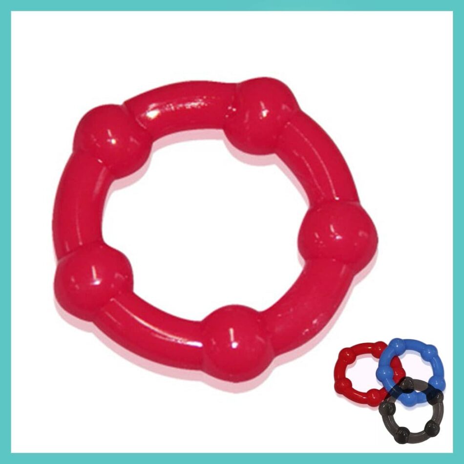 anillo retardante texturizado para mayor placer