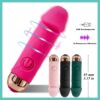 mini vibrador realista con 10 modos de vibración – usb recargable