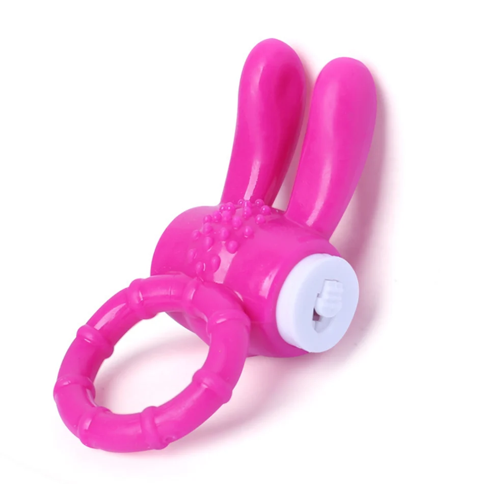 anillo vibrador peneano con orejitas estimuladoras