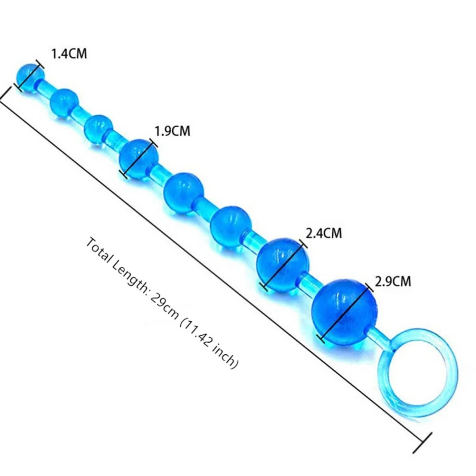 bolas anales largas de 29 cm en tpe