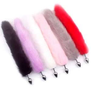 plug anal con cola de zorro – juguete erótico de peluche