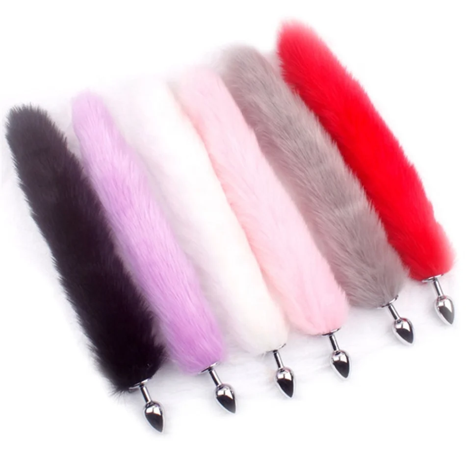plug anal con cola de zorro – juguete erótico de peluche