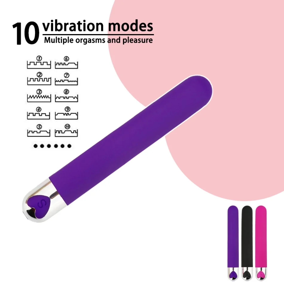 vibrador bala recargable 10 velocidades – estimulación clítoris y punto g