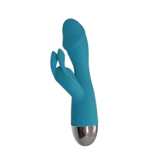 vibrador amir de silicona rosa con 16 modos