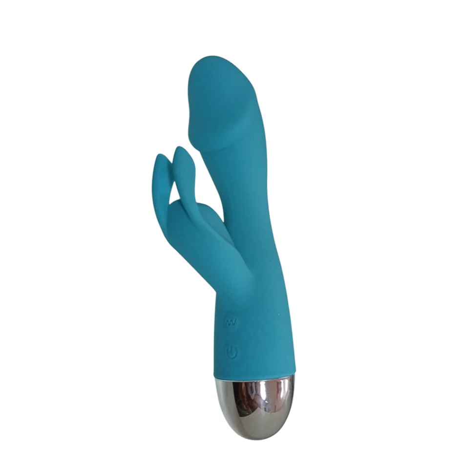 vibrador amir de silicona rosa con 16 modos