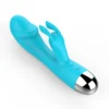 vibrador amir de silicona rosa con 16 modos