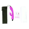 vibrador amir de silicona rosa con 16 modos