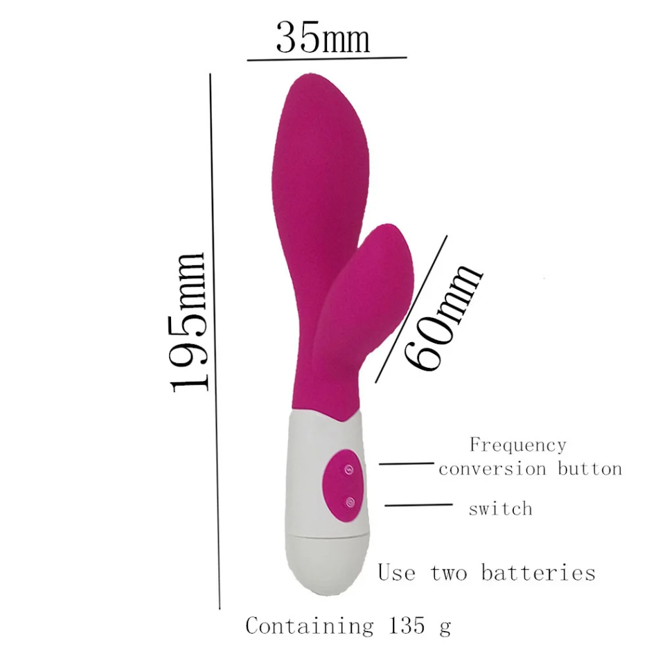 vibrador amir de silicona rosa con 16 modos