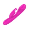 vibrador amir de silicona rosa con 16 modos