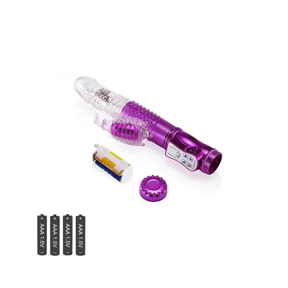 vibrador amir de silicona rosa con 16 modos