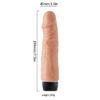 vibrador realista multivelocidad 19 cm