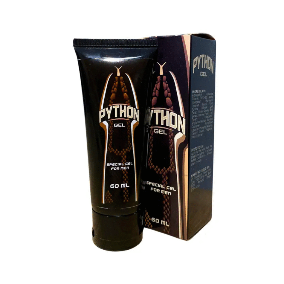 python gel – gel potenciador masculino 60 ml