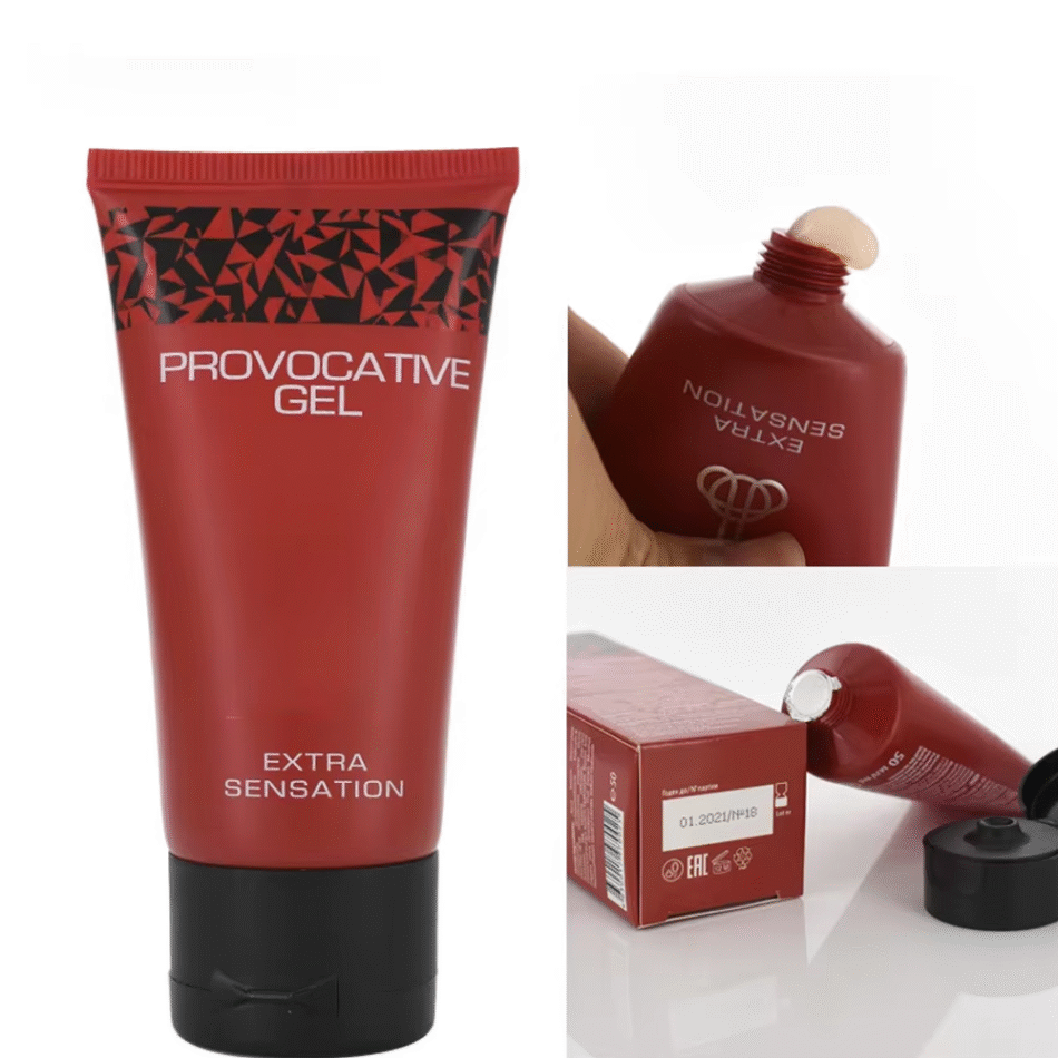 gel titanio rojo retardante y potenciador masculino 50 ml