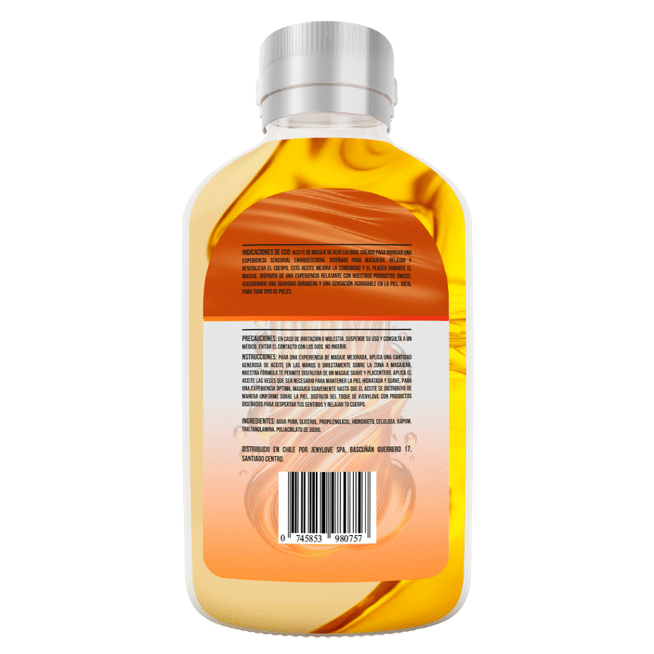 lubricante Íntimo premium aroma a naranja 200 ml