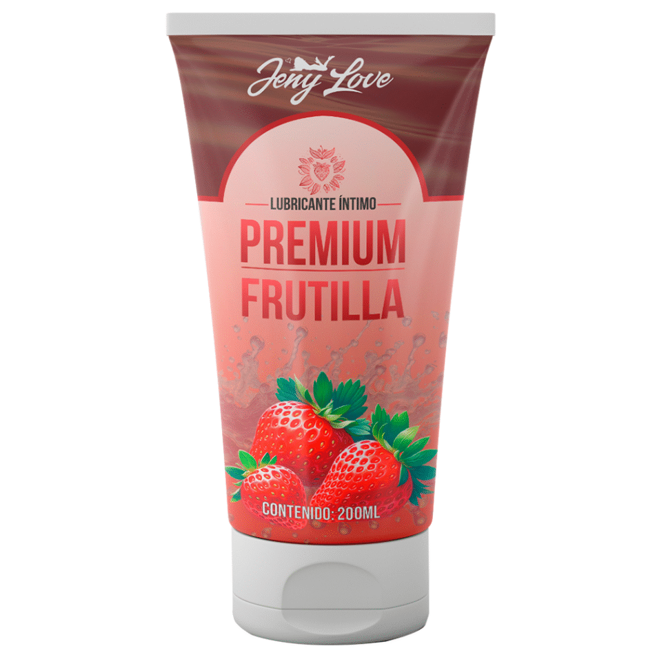 lubricante Íntimo premium aroma a frutilla 200 ml