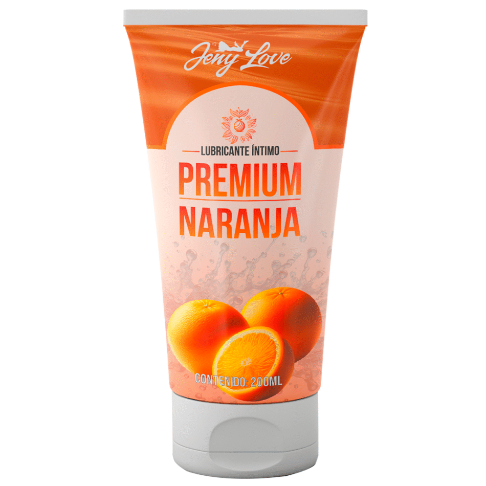 lubricante Íntimo premium aroma a naranja 200 ml