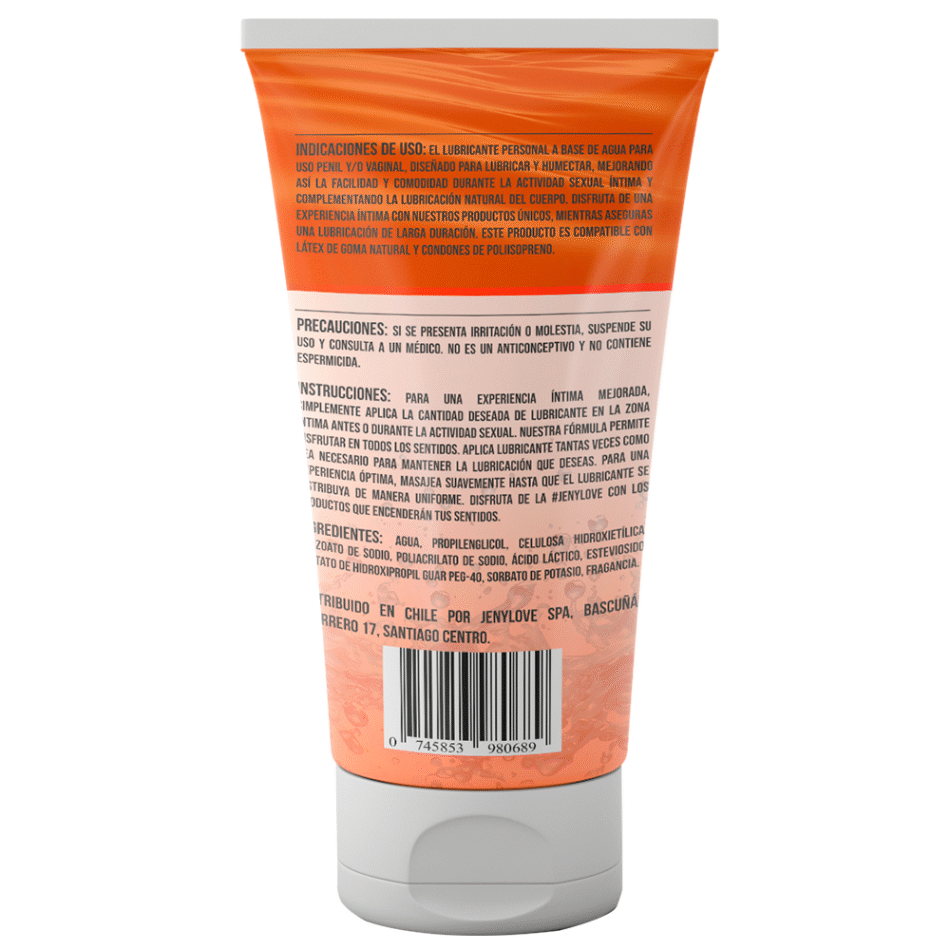lubricante Íntimo premium aroma a naranja 200 ml