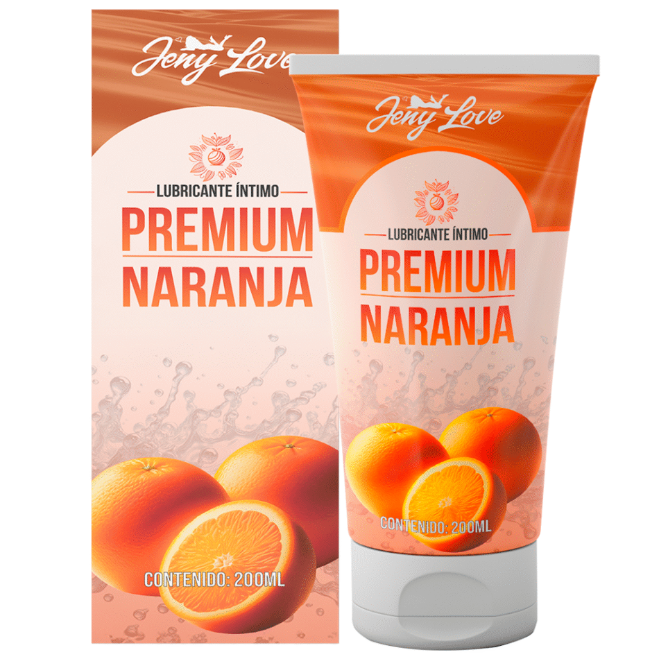 lubricante Íntimo premium aroma a naranja 200 ml