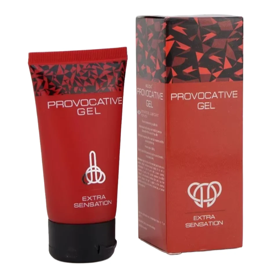 gel titanio rojo retardante y potenciador masculino 50 ml