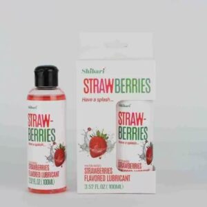 lubricante a base de agua aroma frutilla 100 ml anal y vaginal