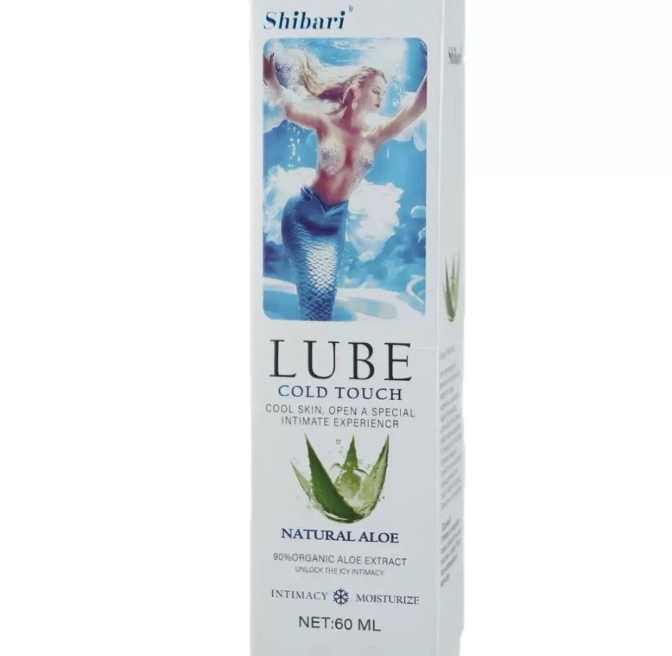 lubricante efecto frio excitante 90% organico 60 ml de aloe vera