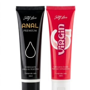 pack lubricante virgin 30ml + lubricante anal de silicona 30 ml