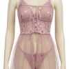 baby doll encaje rosado