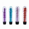 vibrador clásico texturizado multi color (modelo z00027b)