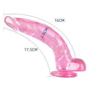 consolador ergonómico de tpe con ventosa multiusos